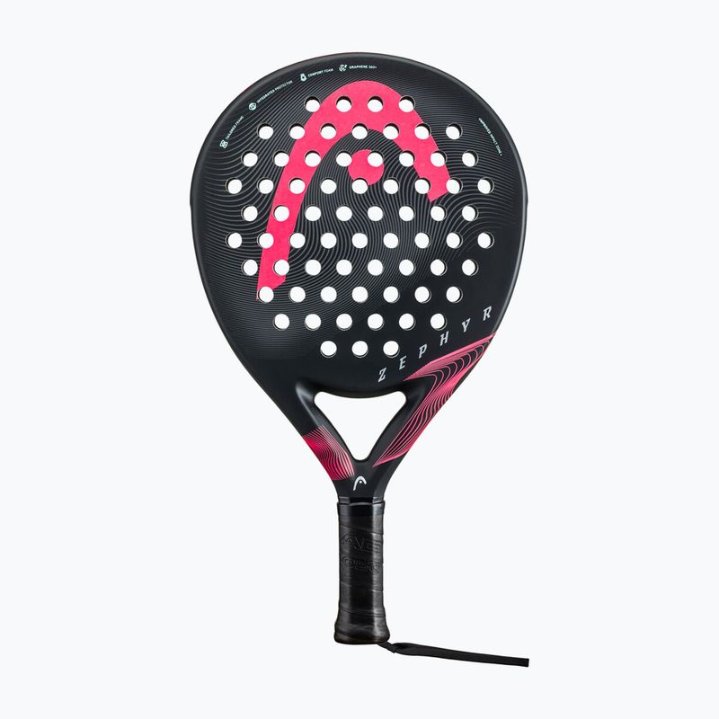 Rachetă de padel HEAD Zephyr 2023 negru/roz 225033 6