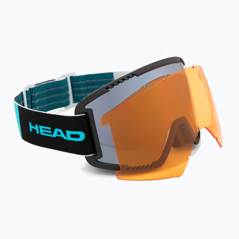 Ochelari de schi HEAD Contex Pro 5K Race chrome/rd/5k chrome/orange