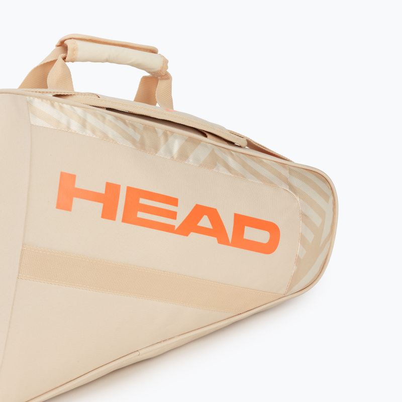 Geantă de padel HEAD Base Padel Bag M Chamomle/Corduroy White 7