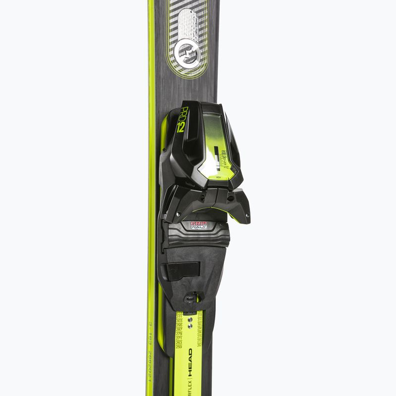 Schiuri de coborâre HEAD Supershape e-Speed SW SF-PR + PRD 12 negru/galben neon 4