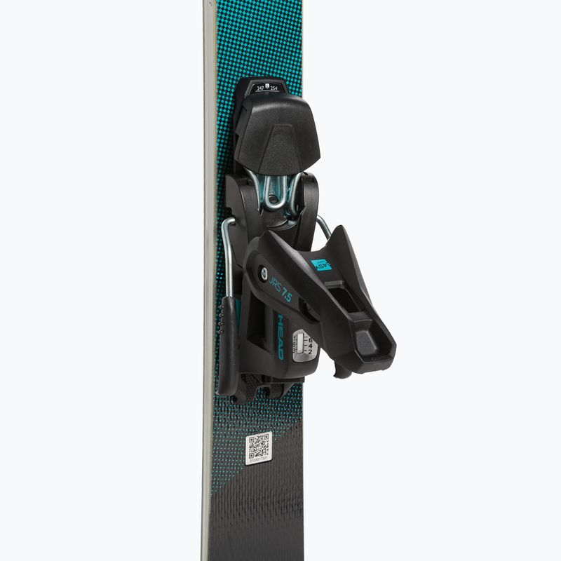 Schi alpin pentru copii HEAD WC e.Race Team SW JRS + Jrs 7.5 negru/albastru 5