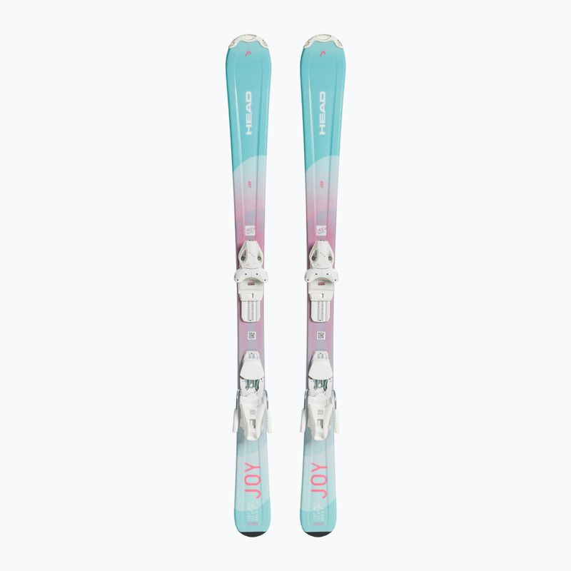 Schiuri de coborâre pentru copii HEAD Joy Easy JRS + Jrs 7.5 mint/roz