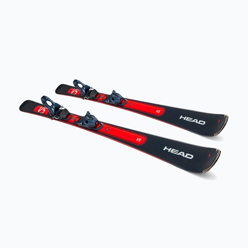 schiuri de coborâre HEAD Shape e.V5 AMT-PR + PR 11 albastru închis/roșu pentru coborâre 6