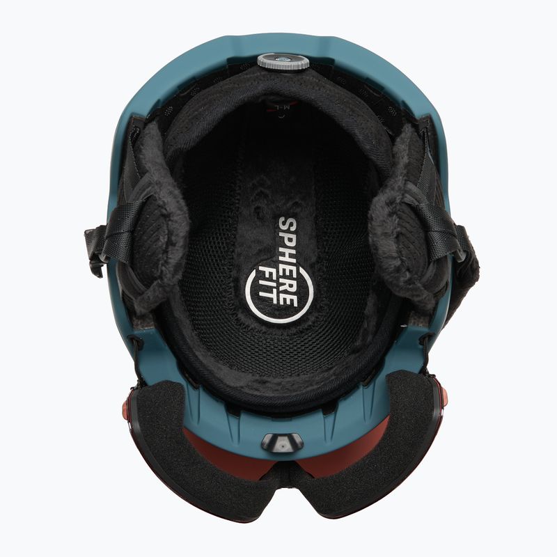 Cască de schi HEAD Radar night petrol/silver red 5