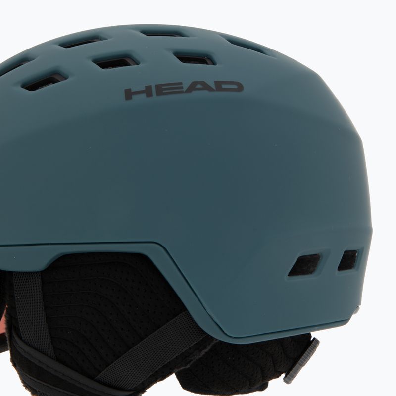 Cască de schi HEAD Radar night petrol/silver red 8