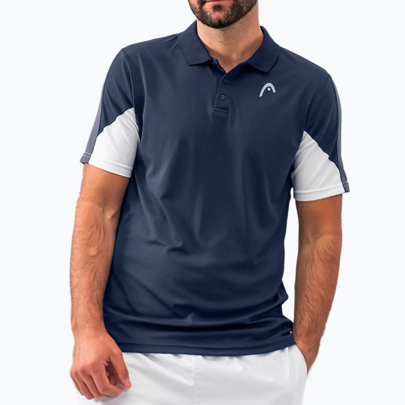 Tricou de tenis pentru bărbați HEAD Club 22 Tech Polo negru 811421