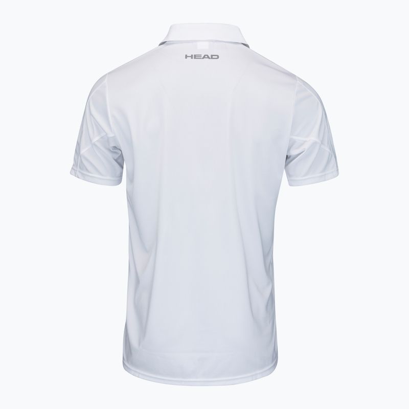 Tricou de tenis pentru bărbați HEAD Club 22 Tech Polo alb 811421 2