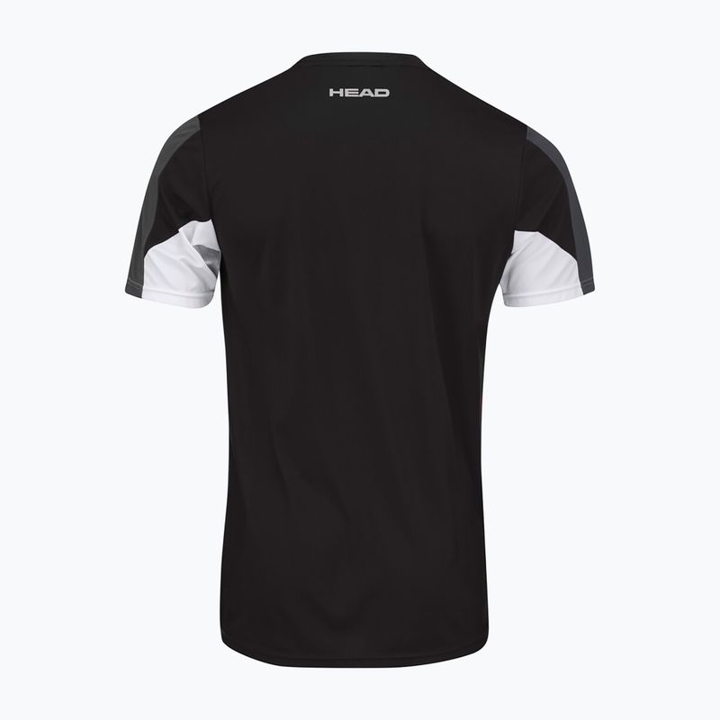 Tricou de tenis pentru bărbați HEAD Club 22 Tech negru 811431BK 2