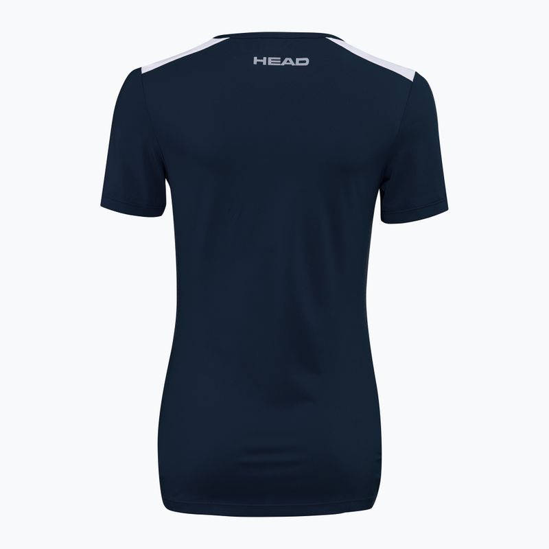 Tricou de tenis pentru femei HEAD Club 22 Tech Albastru marin 814431 2