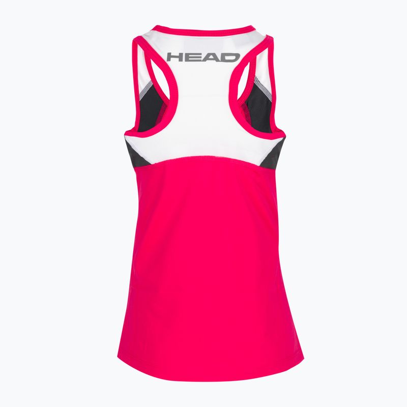 Tricou de tenis pentru copii HEAD Club 22 Tank Top roz 816411 2