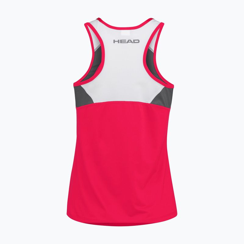 Tricou de tenis pentru copii HEAD Club 22 Tank Top roz 816411 6