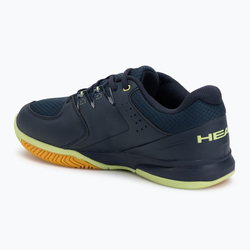 Încălțăminte de squash HEAD Grid 3.5 navy/lime 3