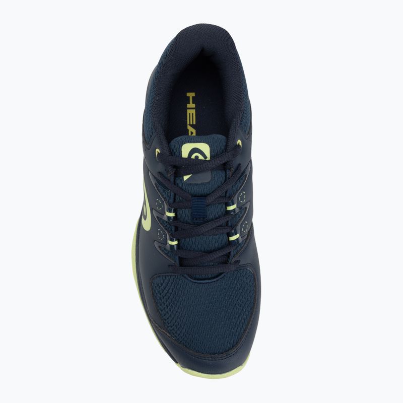 Încălțăminte de squash HEAD Grid 3.5 navy/lime 5