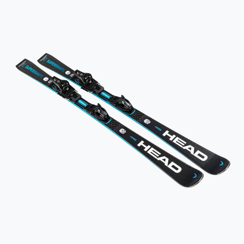 Schiuri de coborâre HEAD Supershape e-Speed SW BB-PR + legături PRD 12 GW black/blue 2