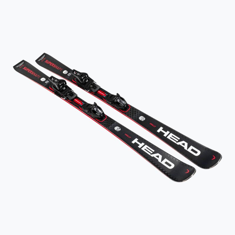 Schiuri de coborâre HEAD Supershape e-Rally SW BB-PR + PRD 12 GW black/red 2