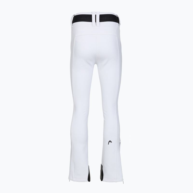 Pantaloni de schi pentru femei HEAD Performance Jet white 2