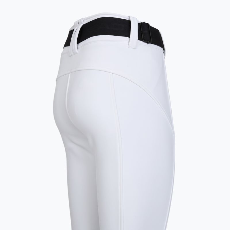 Pantaloni de schi pentru femei HEAD Performance Jet white 3