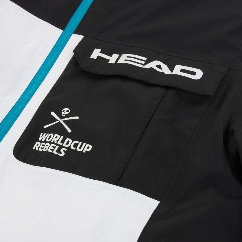Geacă de schi pentru bărbați HEAD Race Nova black/white 3