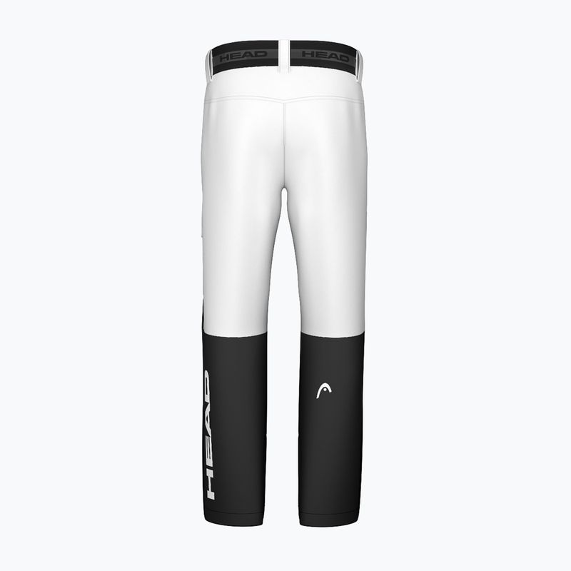 Pantaloni de schi pentru bărbați HEAD Race Nova black/white 2