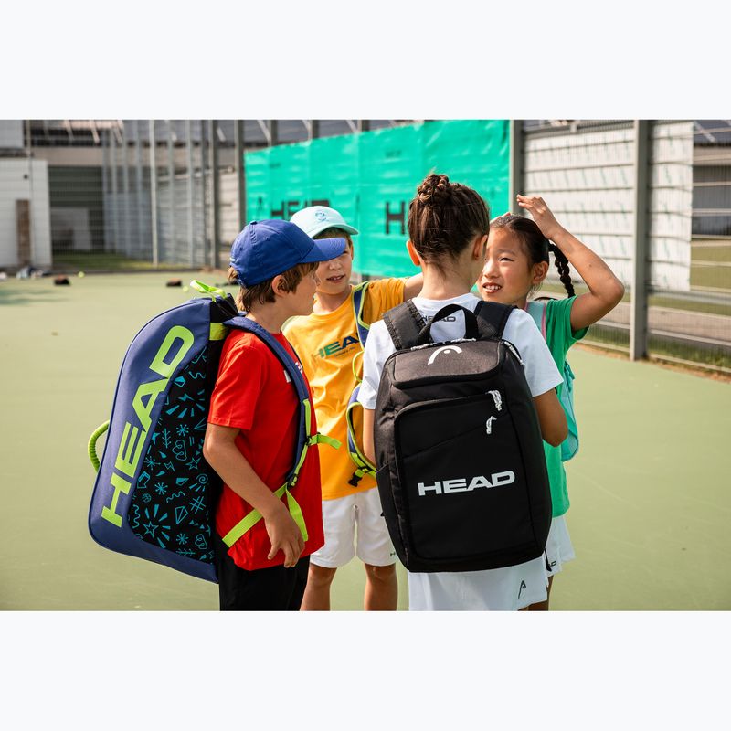 Rucsac de tenis pentru copii HEAD JR Tour Backpack 20L black/white 7