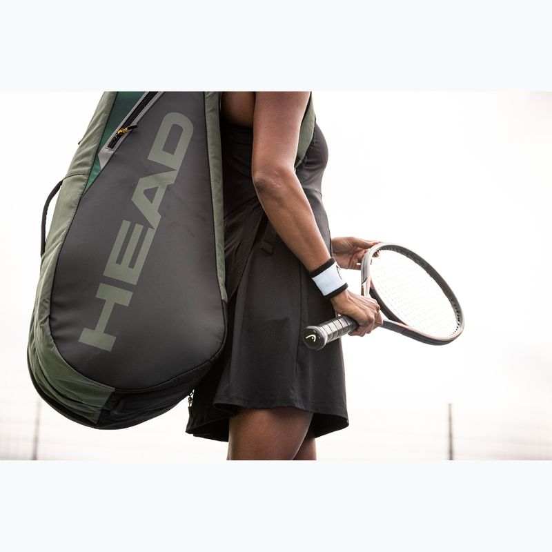 Geantă de tenis HEAD Team Racquet Bag XL thyme/banana 11