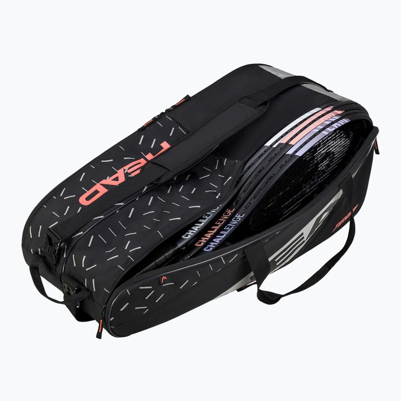 Geantă de tenis HEAD Team Racquet Bag L black/ceramic 2