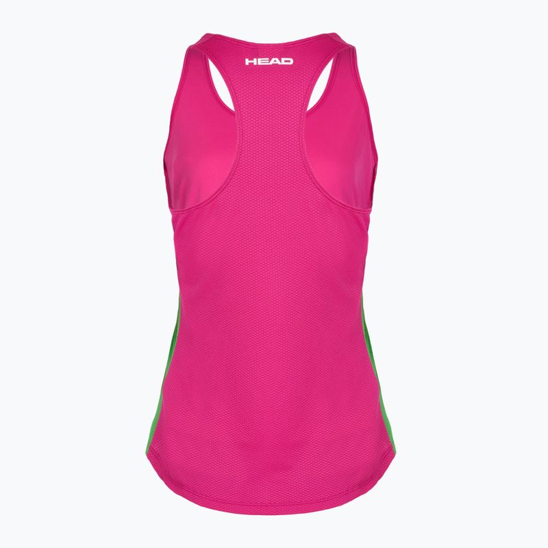Maiou de tenis pentru femei HEAD Spirit Tank Top vivid pink 2
