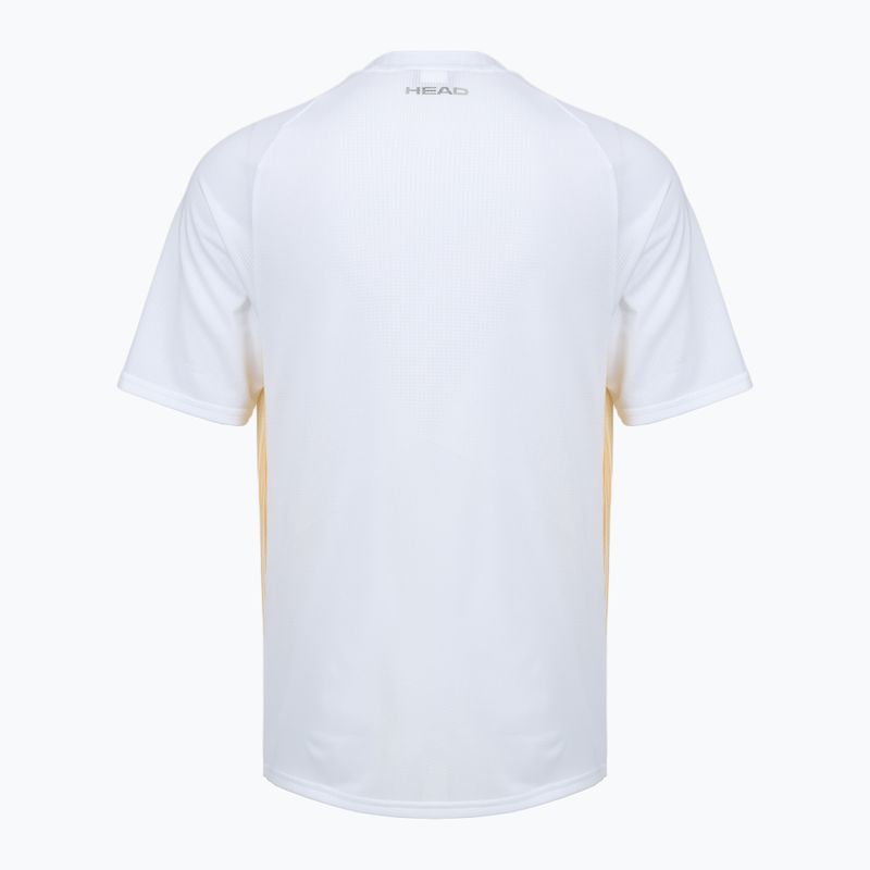 Tricou de tenis pentru bărbați HEAD Performance print white 2