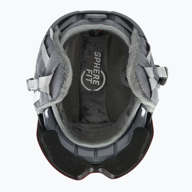 Cască de schi pentru femei HEAD Cinema Pro W grey/red yellow 4