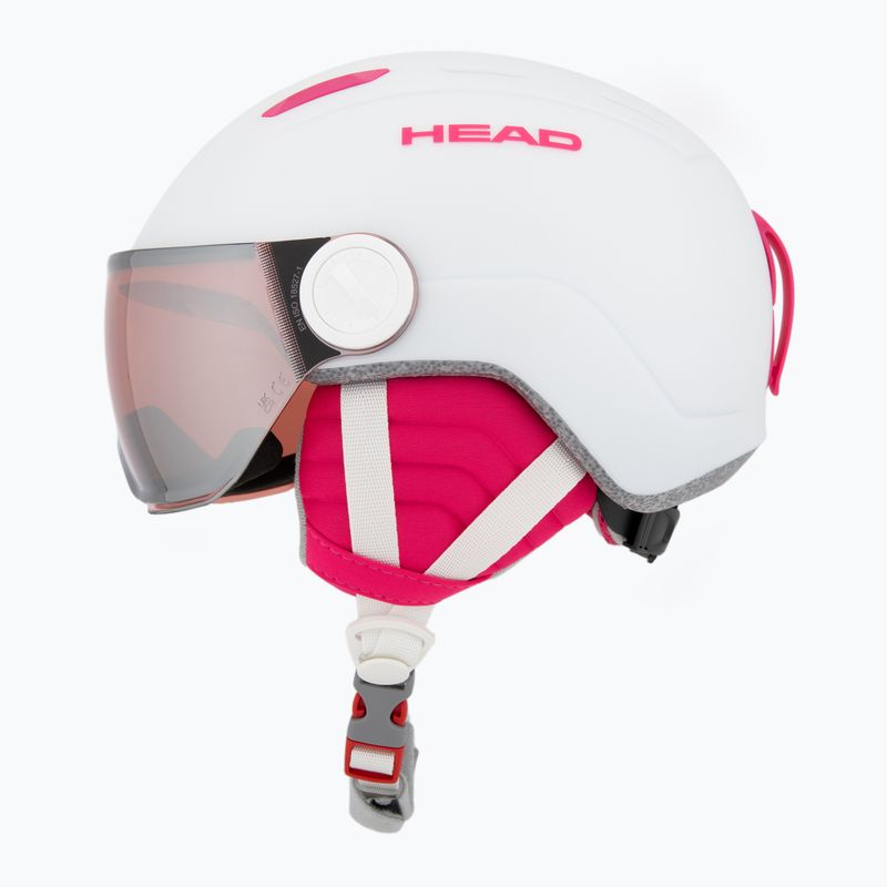 Cască de schi pentru copii  HEAD Maja Visor white/silver red 3