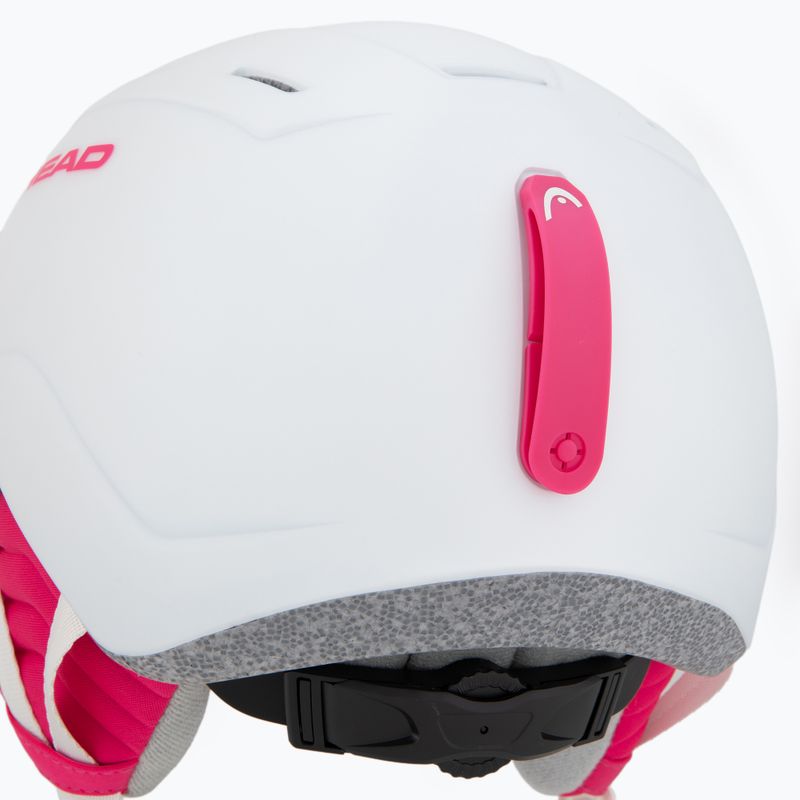 Cască de schi pentru copii  HEAD Maja Visor white/silver red 8