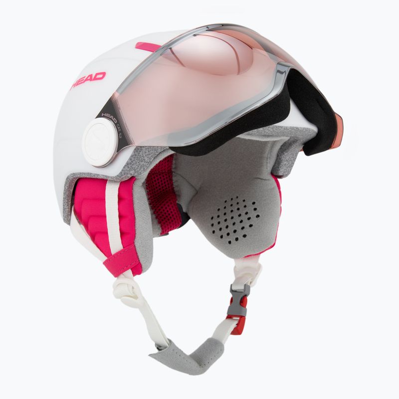 Cască de schi pentru copii  HEAD Maja Visor white/silver red 9