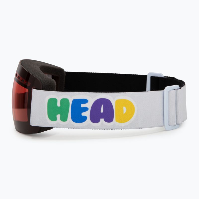 Ochleari de schi pentru copii HEAD Solar red/red 4