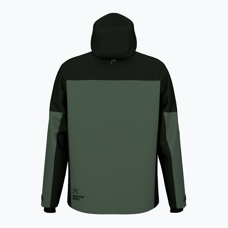 Geacă de schi pentru bărbați HEAD Race Nova black/dark thyme 2
