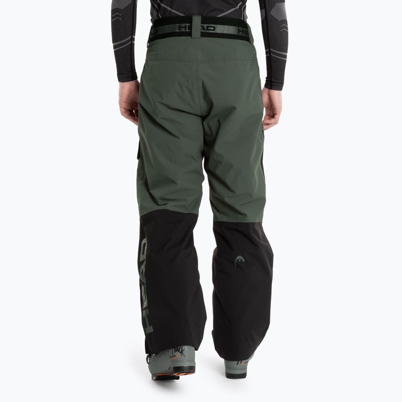 Pantaloni de schi pentru bărbați HEAD Race Nova black/dark thyme 2