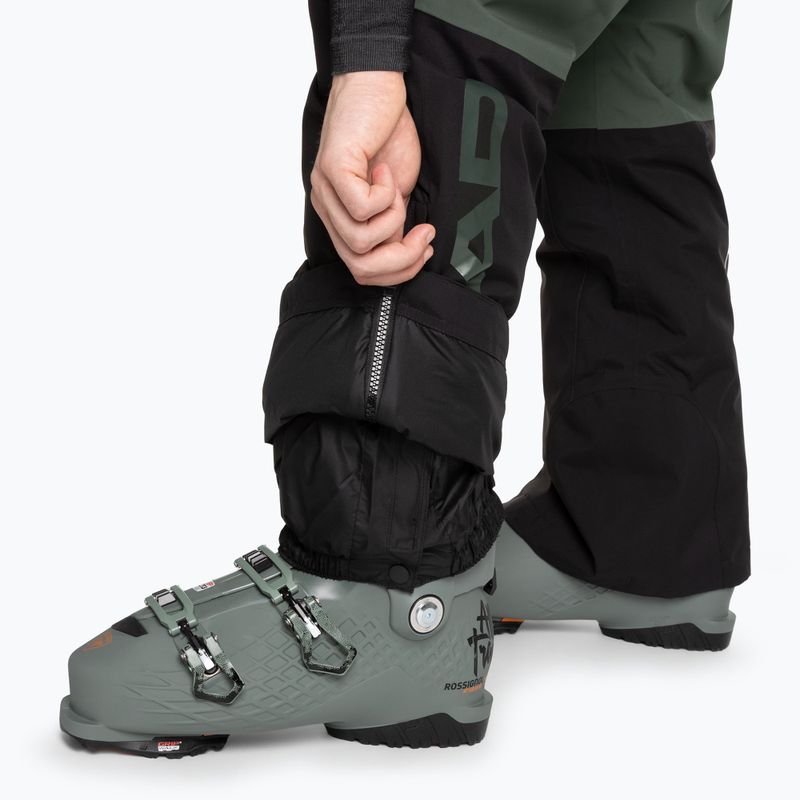 Pantaloni de schi pentru bărbați HEAD Race Nova black/dark thyme 6