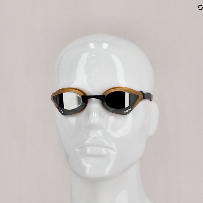 Ochelari de înot ARENA Cobra Core Swipe Mirror argintiu/auriu 003251/530 3