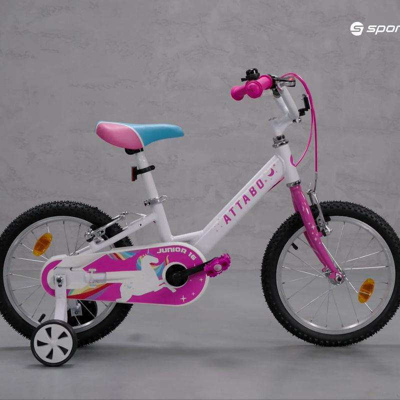 Bicicletă pentru copii ATTABO Junior 16 roz AKB-16B 21