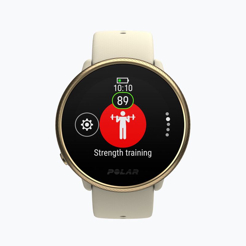 Ceas sport Polar Ignite 2 bej 6