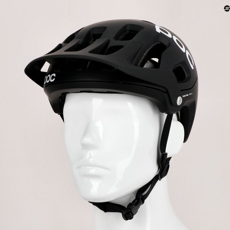 Cască de bicicletă POC Tectal Race MIPS uranium black/sapphire purple metallic/matt 13