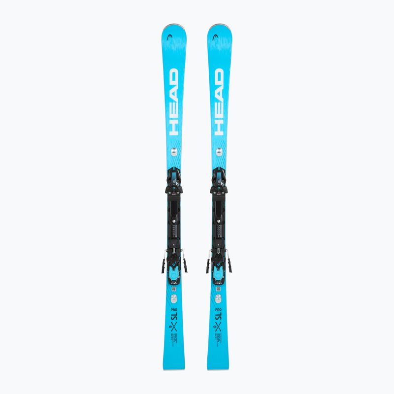 Schiuri de coborâre HEAD WC Rebels e-SL Pro RP WCR 14 + legături Freeflex 14 GW blue/white