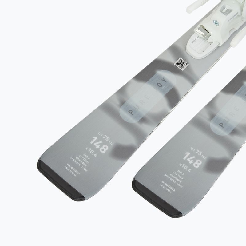 Schiuri de coborâre pentru femei HEAD e.Pure Joy SLR BB Joy Pro + legături  Joy 9 GW SLR silver/grey 7