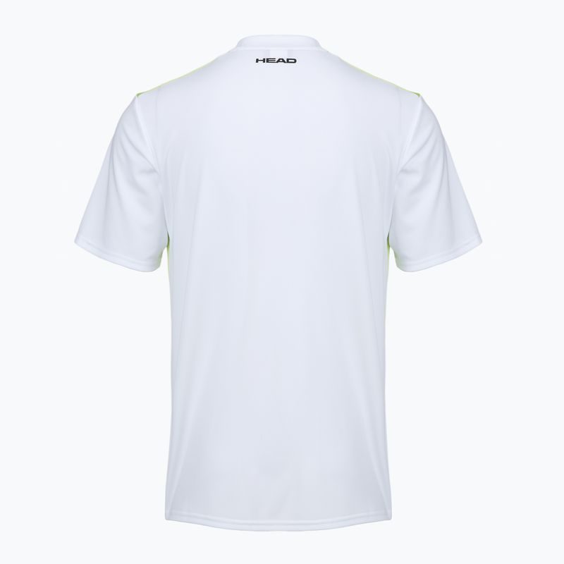 Tricou de tenis pentru bărbați HEAD Topspin print vision m/lime 2