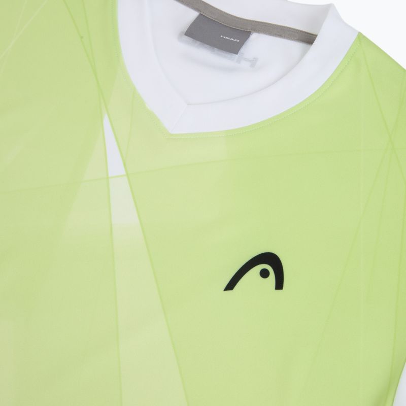 Tricou de tenis pentru bărbați HEAD Topspin print vision m/lime 3