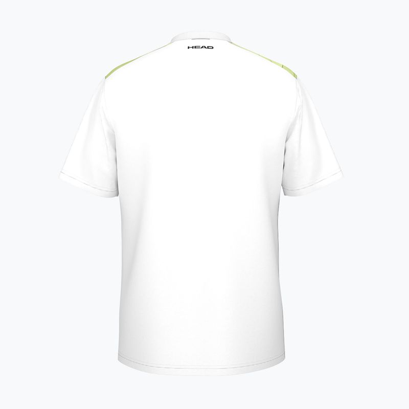 Tricou de tenis pentru bărbați HEAD Topspin print vision m/lime 2
