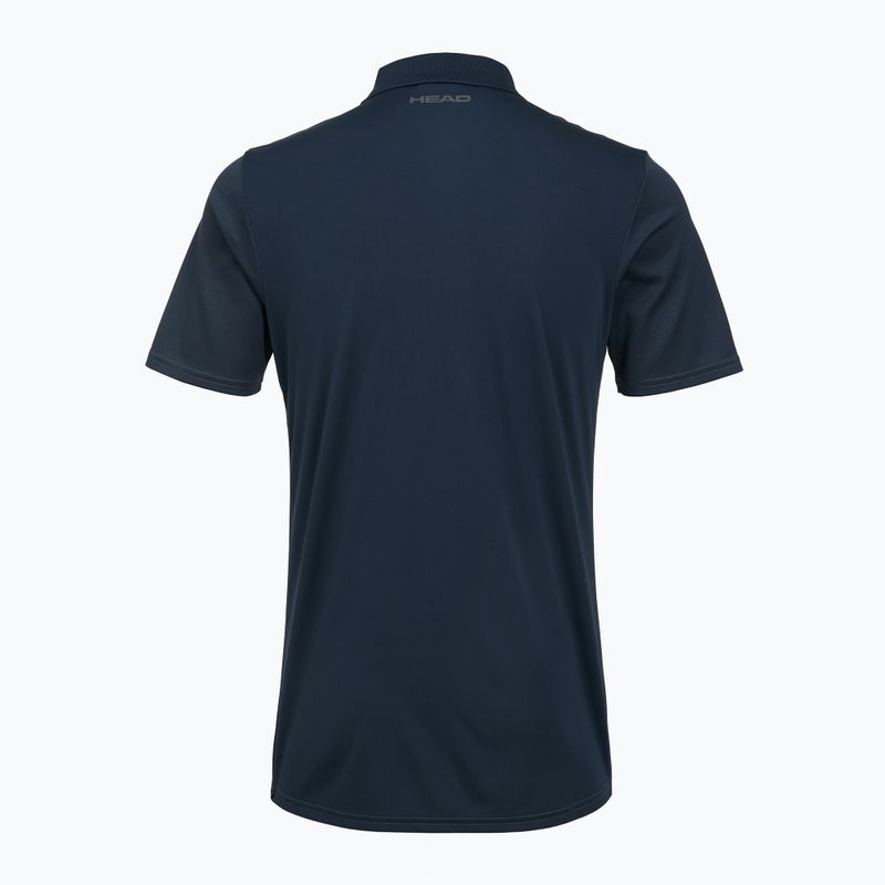 Tricou de tenis polo pentru bărbați HEAD Club 25 Tech Polo navy 8