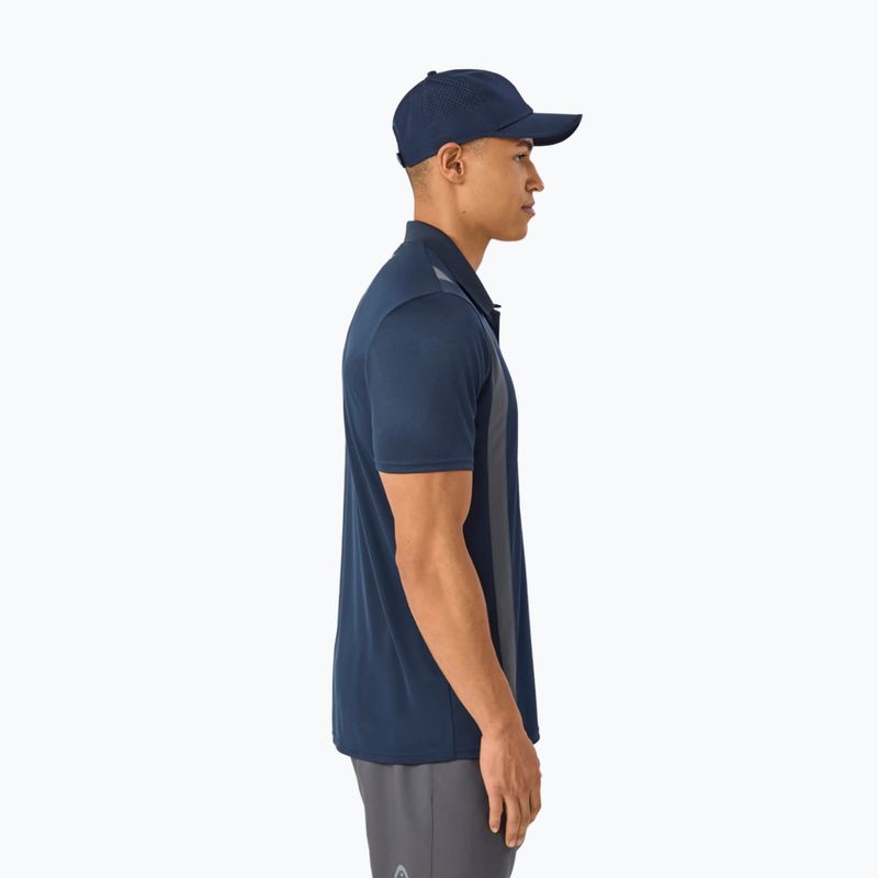 Tricou de tenis polo pentru bărbați HEAD Club 25 Tech Polo navy 4