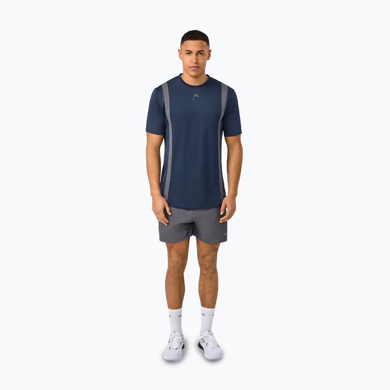 Tricou de tenis polo pentru bărbați HEAD Club 25 Tech Polo navy 2