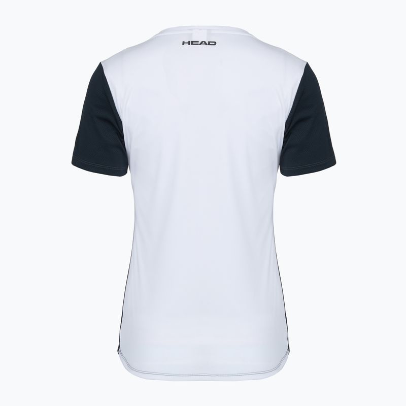 Tricou de tenis pentru femei HEAD Club 25 Tech W navy/white 2