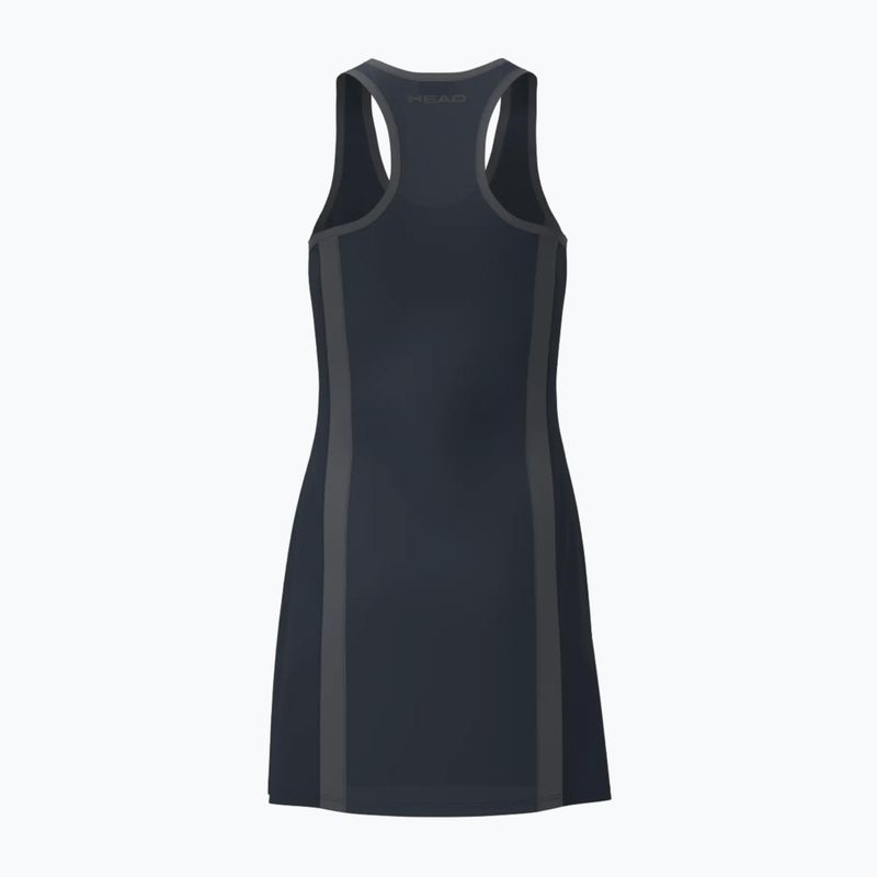 Rochie de tenis HEAD Club 25 black 2